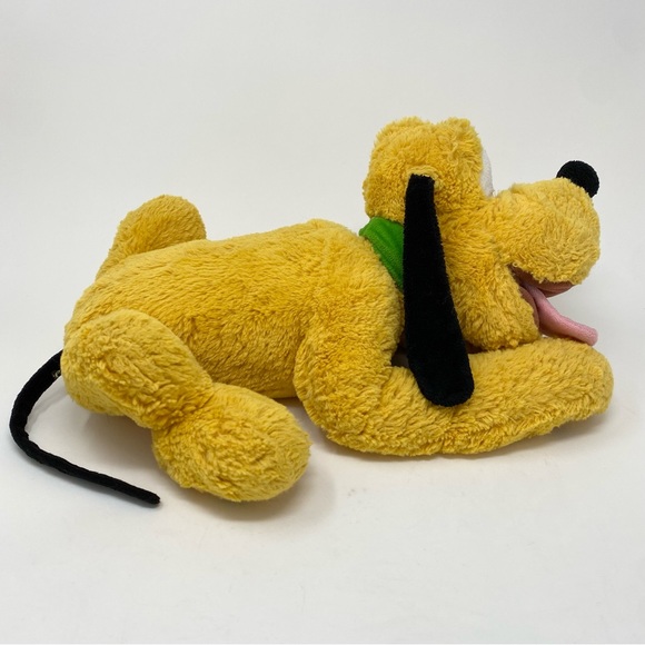 Disney Store Pluto Plush Medium 16" Laying Down Stuffed Animal Dog Soft Cuddly - Picture 3 of 9